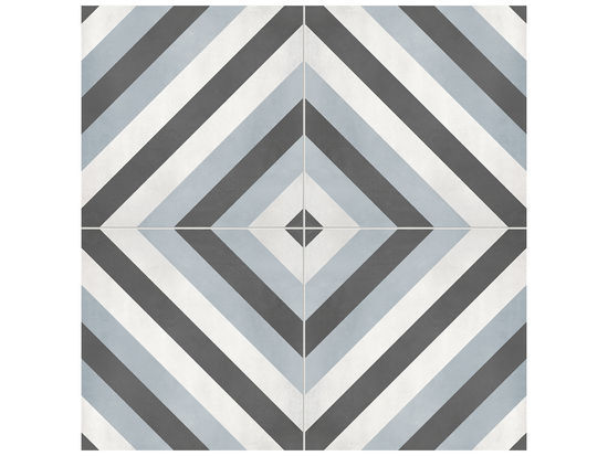 Floor Tile Form Tide Diamond Matte 7-3/4" x 7-3/4"