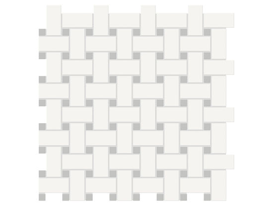 Mosaic Tile Soho Loft Grey Matte 12" x 12"