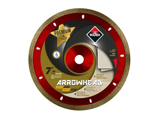 Blade Arrowhead Wet Premium Diamond 7"