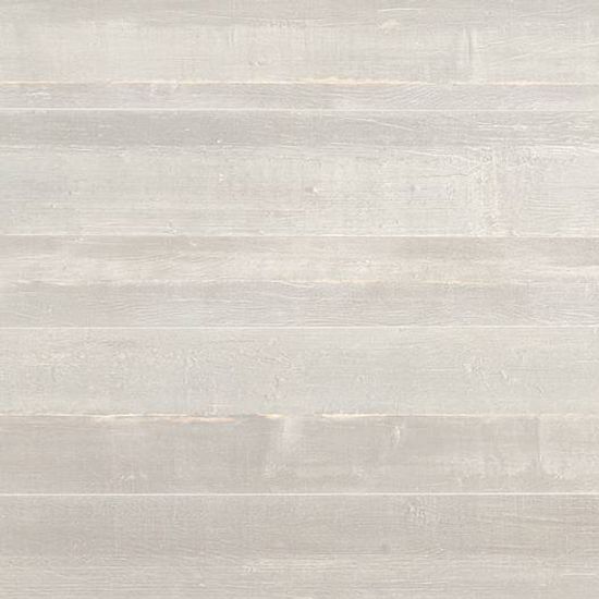 Tuiles plancher Deco Wood White Mat 12" x 48"