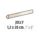 Bordures murales pour céramique Jolly Artisan Ochre Lustré 1" x 8"