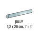 Bordures murales pour céramique Jolly Artisan Aqua Lustré 1" x 8"