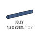 Bordures murales pour céramique Jolly Artisan Colonial Blue Lustré 1" x 8"