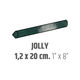 Bordures murales pour céramique Jolly Artisan Moss Green Lustré 1" x 8"