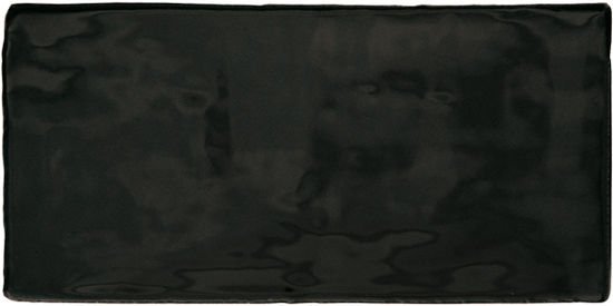 Tuiles murales Masia Black Lustré 3" x 6" (11 pi²/boîte)