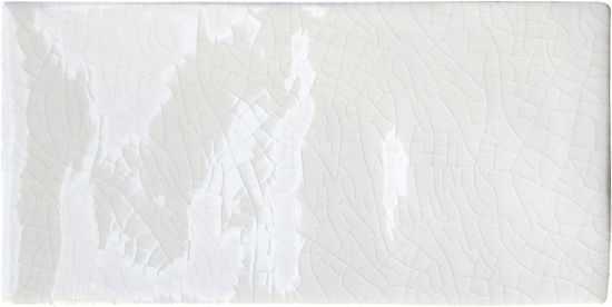 Wall Tiles Masia White Polished Crackled 3" x 6" (5.5 sqft/box)