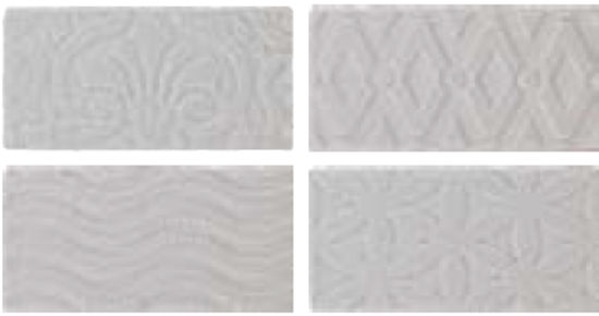 Wall Tiles Masia Light Grey Jewel 3" x 6"