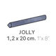 Ceramic Wall Molding Jolly Masia Blue Glossy 1" x 8"