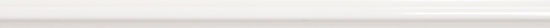 Ceramic Wall Molding Pencil Maiolica White Glossy 10" x 0.5" (Pack of 168)