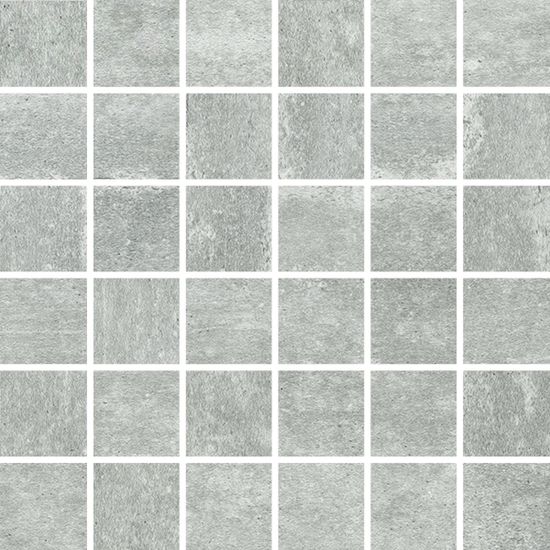 Mosaic Tiles Stark Grey Matte 12" x 12"
