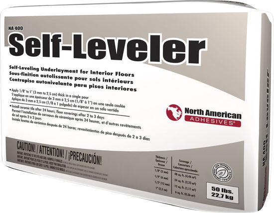 Self-Leveling Underlayment for Interior Floors NA 400 - 50 lb