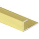 Moulure en J, Or anodisé satiné - 1/2" x 1" x 8'