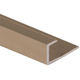 J-Molding, Satin Titanium - 1/2" x 1" x 8'