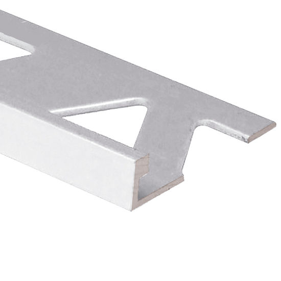 Bordure de tuile plate en aluminium Finition d'usinage 3/8" x 8'