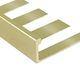 Flat Tile Edge Contour Bright Brass 1/2" (12.5 mm) x 8'