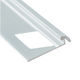 Round Tile Edge, Bright Clear - 3/8" x 8'
