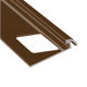 Round Tile Edge, Satin Antique Bronze - 3/8" x 8'
