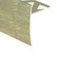 Ceramic Tile Stair Nosing, Hammered Bright Brass - 3/8" x 12'