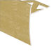 Ceramic Tile Stair Nosing, Hammered Gold Anodized - 3/8" x 12'