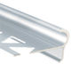 Dual Purpose Decorative Edging, Satin Clear Anodized - 3/8" x 8'
