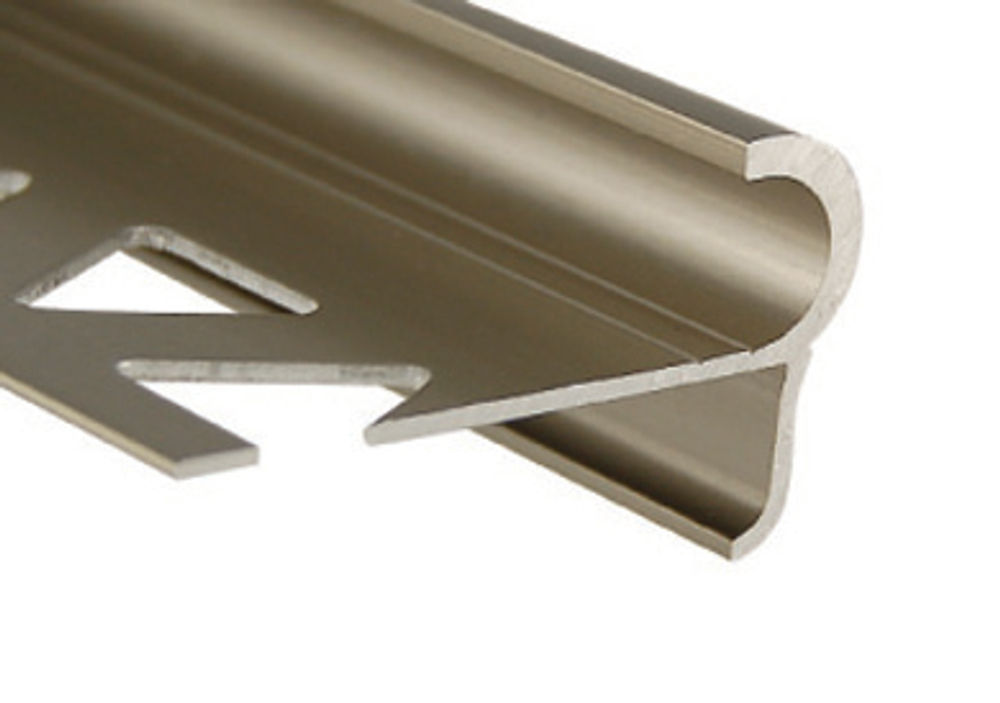 Prova Dual Purpose Decorative Edging, Satin Titanium 3/8" x 8