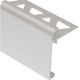 Countertop/Stair Nosing, Satin Clear Anodized - 3/8" x 8'