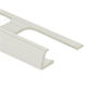 Vinyl Tile Edge, Bone White - 1/2" x 8'