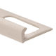 Heavy-Duty Flat Vinyl Tile Edge, Bone White - 5/16" x 8'