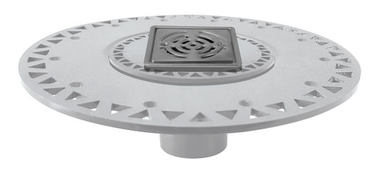 PROVA DRAIN® Shower Component PVC Drain Stainless Steel Grate