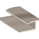 Aluminum LVT to Carpet Transition, Satin Titanium - 1/8" x 12'