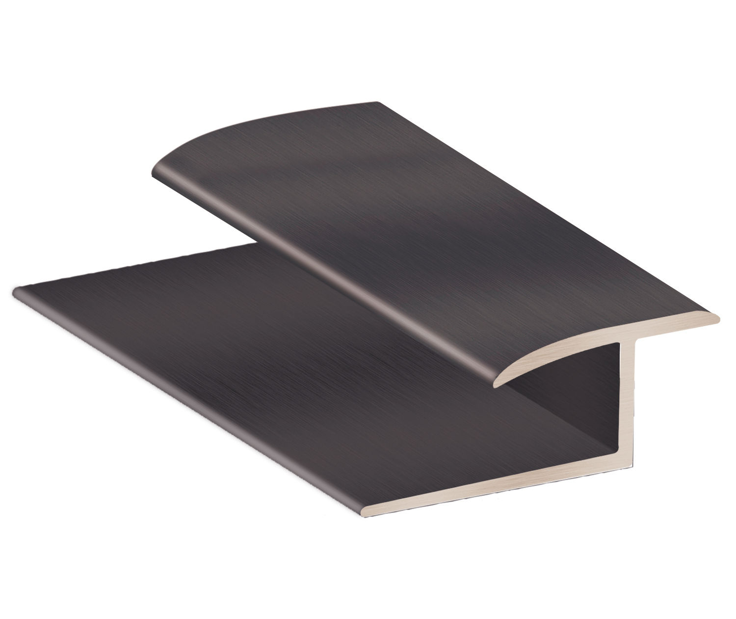 M-D PRO - Aluminum LVT to Carpet Transition, Satin Antique Bronze