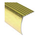 Aluminum Drop Stair Nosing, Hammered Gold Anodized - 1 5/8" x 12'