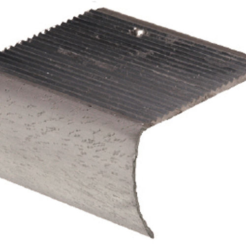 MD PRO Aluminum Drop Tread Stair Nosing, Drilled Staggered