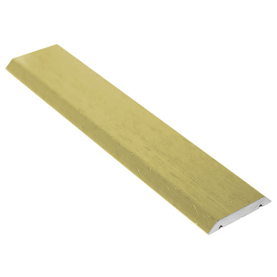 Aluminum Flat Joiner, Hammered Gold Anodized - 1" x 12'