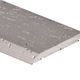 Couvre-joint plat en aluminium, Argent martelé - 1" x 12'