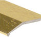 Bevel Bar Residential Aluminum Hammered Gold Anodized 1-1/2" x 12'
