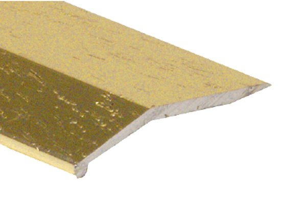 Bevel Bar Residential Aluminum Hammered Gold Anodized 1-1/2" x 12'