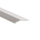Bevel Bar Residential Aluminum Hammered Titanium 1-1/2" x 12'
