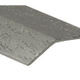 Bevel Bar Economy Aluminum Hammered Titanium 1-1/2" x 12'