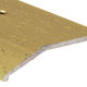 Bevel Bar Commercial Aluminum Hammered Gold Anodized 2" x 12'