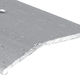 Bevel Bar Commercial Aluminum Hammered Silver 2" x 12'