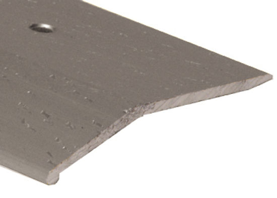 Bevel Bar Commercial Aluminum Hammered Titanium 2" x 12'