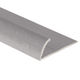 Moulure à tapis en aluminium résidentiel sans punaises, Argent martelé - 1/2" x 12'
