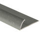 Moulure à tapis en aluminium résidentiel sans punaises, Titane martelé - 1/2" x 12'