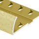 Moulure en aluminium pour tapis résidentiel avec punaises Or anodisé martelé 9/16" x 144"