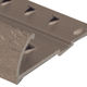 Heavy-Duty Aluminum Tapdown Pinned, Hammered Titanium - 5/8" x 12'
