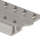Bande de finition en aluminium avec punaises, Finition d'usinage - 3/8" x 12'