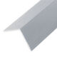 Corner Guard Aluminum Satin Clear Anodized 1/2" x 12' 