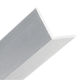 Garde de coin en aluminium Brillant clair 3/4" x 12' 