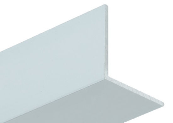 Garde de coin en aluminium Brillant clair 1" x 12'